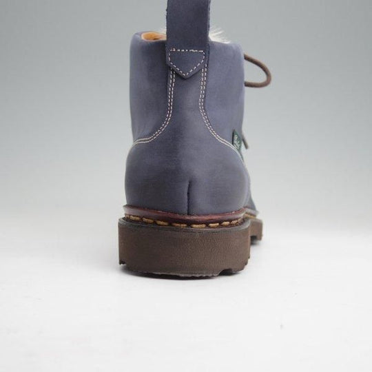 使用数回★パラブーツ SIZE 8【貴重オーダー品★フォック仕様(アザラシの毛皮)/MUCY】ミューシー/ヌバック/紺/SHIRAZ/Paraboot★m733