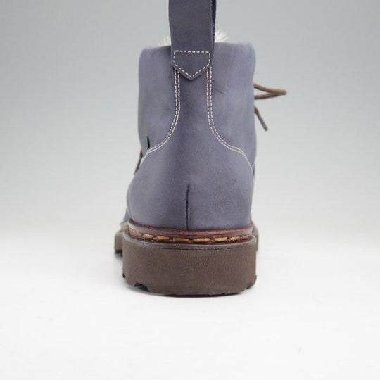 使用数回★パラブーツ SIZE 8【貴重オーダー品★フォック仕様(アザラシの毛皮)/MUCY】ミューシー/ヌバック/紺/SHIRAZ/Paraboot★m733