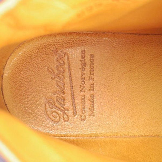 使用数回★パラブーツ SIZE 8【貴重オーダー品★フォック仕様(アザラシの毛皮)/MUCY】ミューシー/ヌバック/紺/SHIRAZ/Paraboot★m733