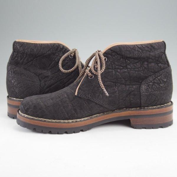 未使用★(伊)F.LLIジャコメッティ SIZE 41【定価￥209,000-★象革/エレファントレザー/マルモラーダ】FG193/黒/Giacometti★m734