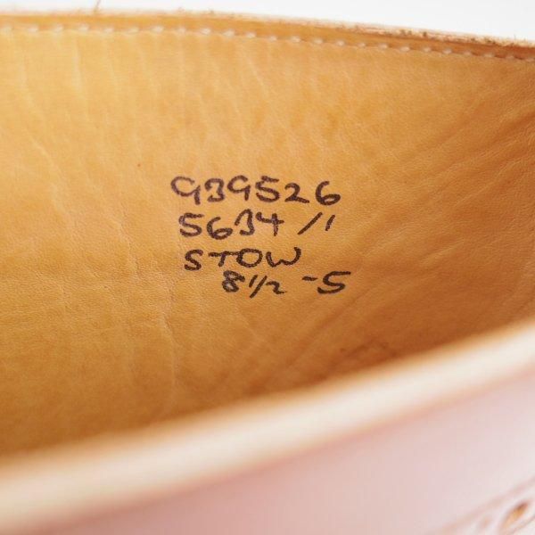 極美品★トリッカーズ SIZE 8.5【定価￥132,000-★STOW/マロンアンティーク】5634/ストウ/カントリーブーツ/茶/メンズ/Tricker's★m736