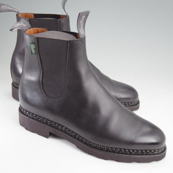 ほぼ試着程度★パラブーツ SIZE 6【定価￥103,400-★MANEGE/サイドゴアブーツ】マネージ/リスレザー/NOIR/黒/メンズ/Paraboot★m737