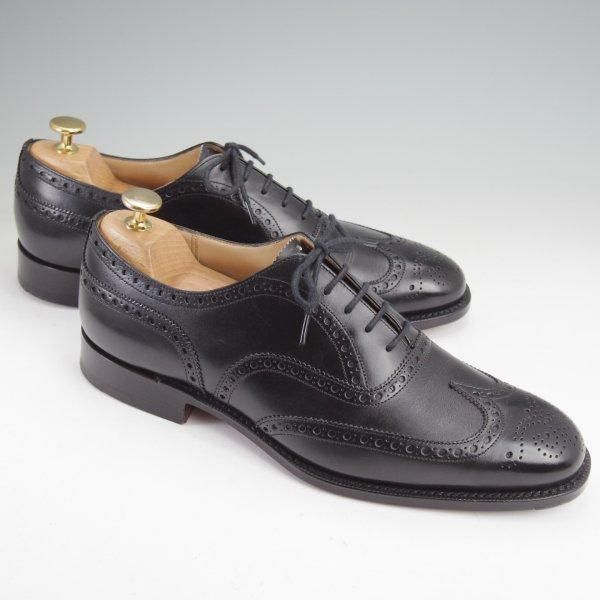 極美品★チャーチ 75F/UK7.5【定価￥176,000-★チェットウィンド/CHETWYND】173ラスト/フルブローグ/カーフ/黒/Church's★m740