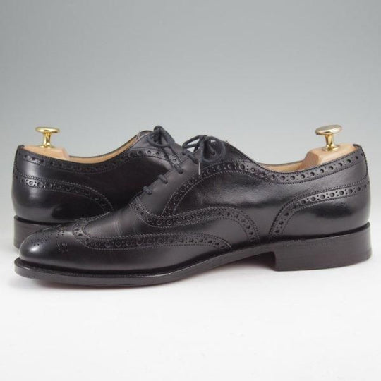 極美品★チャーチ 75F/UK7.5【定価￥176,000-★チェットウィンド/CHETWYND】173ラスト/フルブローグ/カーフ/黒/Church's★m740
