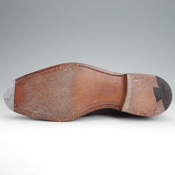 極美品★チャーチ 75F/UK7.5【定価￥176,000-★チェットウィンド/CHETWYND】173ラスト/フルブローグ/カーフ/黒/Church's★m740