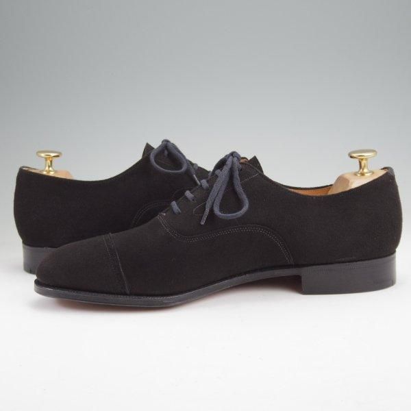 未使用★チャーチ 75F/UK7.5【デッドストック品★旧チャーチ/LUDGATE/ビームス別注】84ラスト/パンチドキャップトゥ/黒/Church's★m741