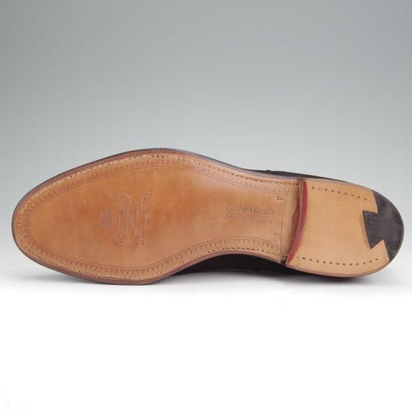 未使用★チャーチ 75F/UK7.5【デッドストック品★旧チャーチ/LUDGATE/ビームス別注】84ラスト/パンチドキャップトゥ/黒/Church's★m741