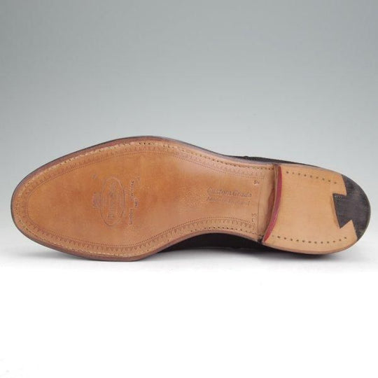 未使用★チャーチ 75F/UK7.5【デッドストック品★旧チャーチ/LUDGATE/ビームス別注】84ラスト/パンチドキャップトゥ/黒/Church's★m741