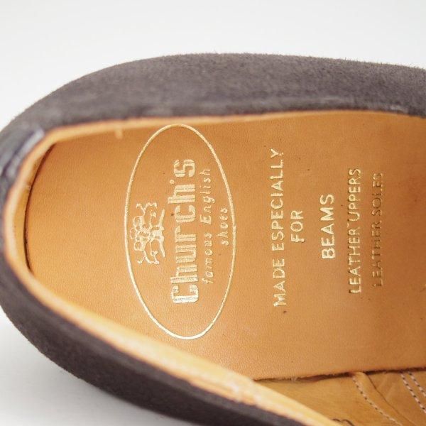 未使用★チャーチ 75F/UK7.5【デッドストック品★旧チャーチ/LUDGATE/ビームス別注】84ラスト/パンチドキャップトゥ/黒/Church's★m741