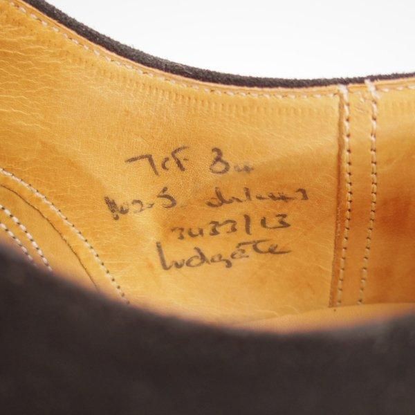 未使用★チャーチ 75F/UK7.5【デッドストック品★旧チャーチ/LUDGATE/ビームス別注】84ラスト/パンチドキャップトゥ/黒/Church's★m741