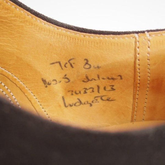 未使用★チャーチ 75F/UK7.5【デッドストック品★旧チャーチ/LUDGATE/ビームス別注】84ラスト/パンチドキャップトゥ/黒/Church's★m741