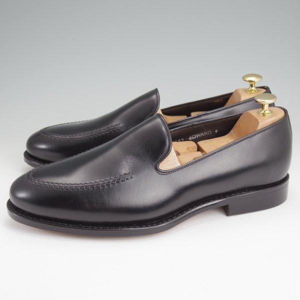 未使用★ジャランスリワヤ SIZE 9【定価￥41,800-★ローファー/98957】EDWARDラスト/スリッポン/カーフ/黒/メンズ/JALAN SRIWIJAWA★m742
