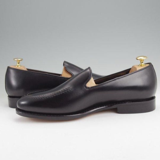 未使用★ジャランスリワヤ SIZE 9【定価￥41,800-★ローファー/98957】EDWARDラスト/スリッポン/カーフ/黒/メンズ/JALAN SRIWIJAWA★m742