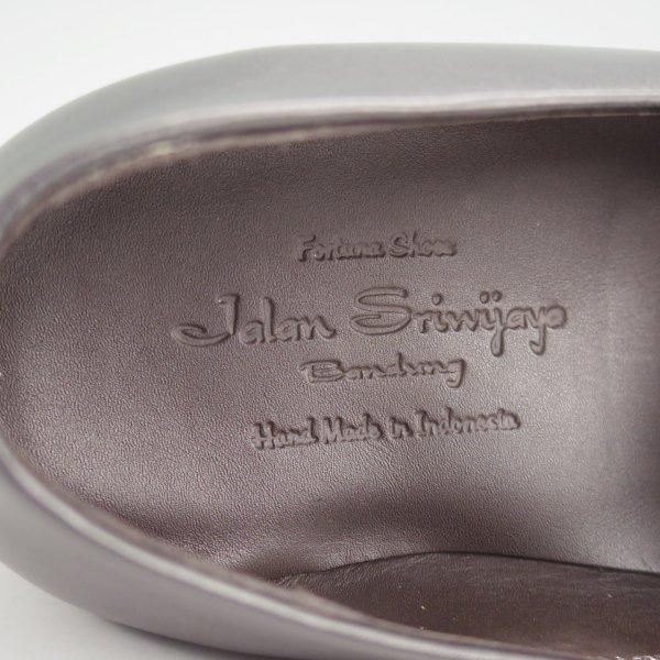 未使用★ジャランスリワヤ SIZE 9【定価￥41,800-★ローファー/98957】EDWARDラスト/スリッポン/カーフ/黒/メンズ/JALAN SRIWIJAWA★m742