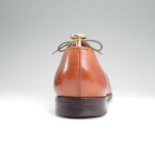 極上★エドワードグリーン 8.5E【現行定価￥217,800-★チェルシー/CHELSEA/202ラスト】ストレートチップ/カーフ/茶/EDWARD GREEN★m745