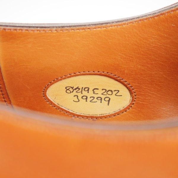 極上★エドワードグリーン 8.5E【現行定価￥217,800-★チェルシー/CHELSEA/202ラスト】ストレートチップ/カーフ/茶/EDWARD GREEN★m745