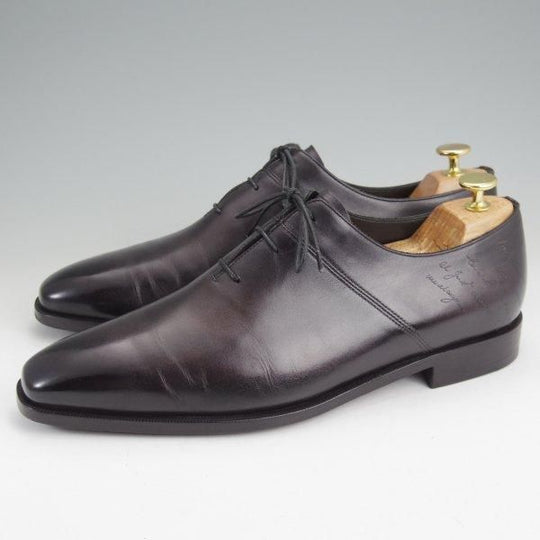 極美品★(仏)ベルルッティ SIZE 8.5【定価￥309,100- ★ALESSANDRO Scars Demesure/アレッサンドロ/スカーズ】黒/Berluti★m746