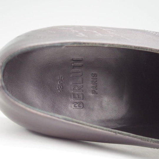 極美品★(仏)ベルルッティ SIZE 8.5【定価￥309,100- ★ALESSANDRO Scars Demesure/アレッサンドロ/スカーズ】黒/Berluti★m746