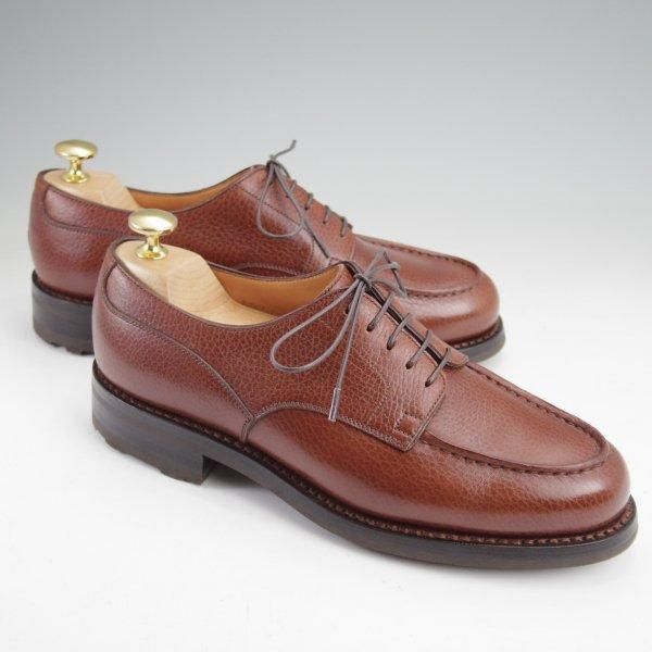 極美品★J.M.ウエストン 4.5C【現行定価￥168,300-★ゴルフ/GOLF】641/31ラスト/Uチップ/チェスナット/茶/Weston/ウェストン★m747