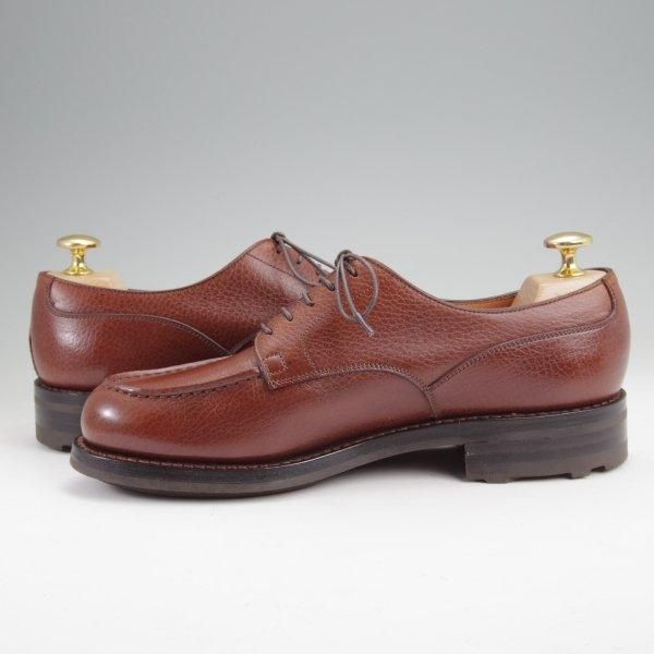 極美品★J.M.ウエストン 4.5C【現行定価￥168,300-★ゴルフ/GOLF】641/31ラスト/Uチップ/チェスナット/茶/Weston/ウェストン★m747
