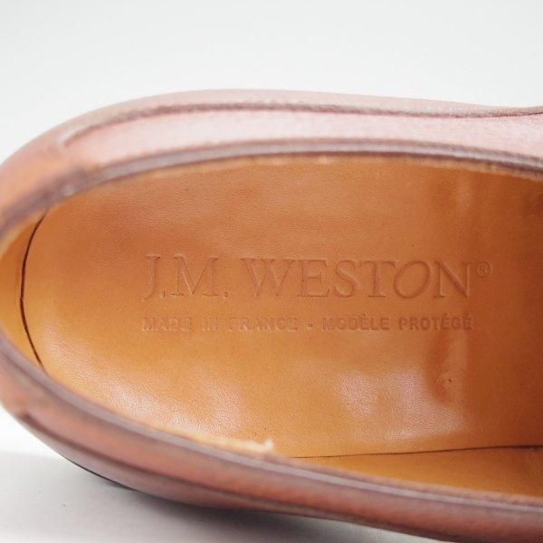 極美品★J.M.ウエストン 4.5C【現行定価￥168,300-★ゴルフ/GOLF】641/31ラスト/Uチップ/チェスナット/茶/Weston/ウェストン★m747