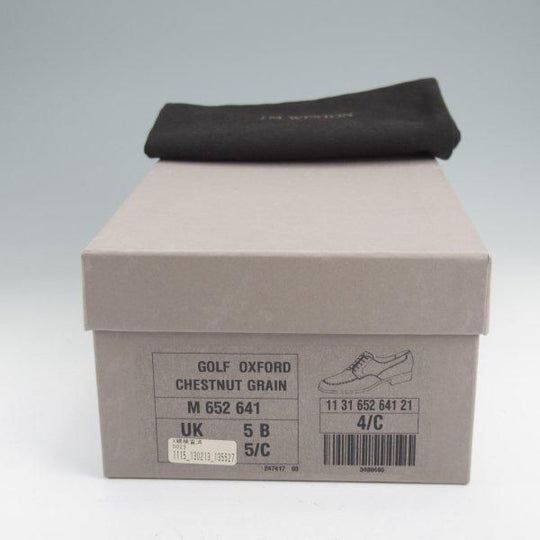 極美品★J.M.ウエストン 4.5C【現行定価￥168,300-★ゴルフ/GOLF】641/31ラスト/Uチップ/チェスナット/茶/Weston/ウェストン★m747