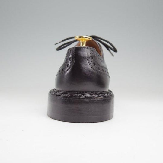 未使用★(独)ハインリッヒ・ディンケラッカー SIZE 6.5【貴重★BUDA/ブダ/フルブローグ】カーフ/黒/メンズ/Heinrich Dinkelacker★m752