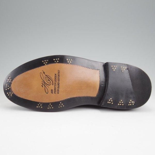 未使用★(独)ハインリッヒ・ディンケラッカー SIZE 6.5【貴重★BUDA/ブダ/フルブローグ】カーフ/黒/メンズ/Heinrich Dinkelacker★m752