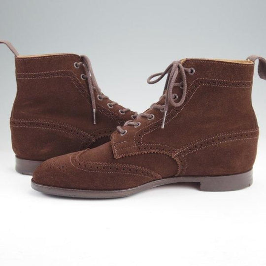 極上★トリッカーズ SIZE 7【貴重★SHIPS別注/レースアップブーツ/M7283】スエード/濃茶/メンズ/Tricker's★m753