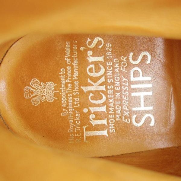 極上★トリッカーズ SIZE 7【貴重★SHIPS別注/レースアップブーツ/M7283】スエード/濃茶/メンズ/Tricker's★m753