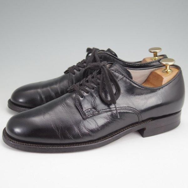 極上★オールデン 7D【貴重★キッド(仔山羊革)/53719/ミリタリーラスト】プレーントゥ/黒/メンズ/ALDEN★m757