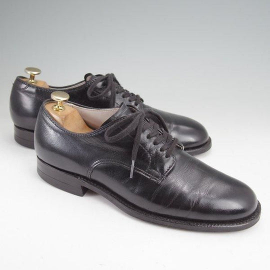 極上★オールデン 7D【貴重★キッド(仔山羊革)/53719/ミリタリーラスト】プレーントゥ/黒/メンズ/ALDEN★m757