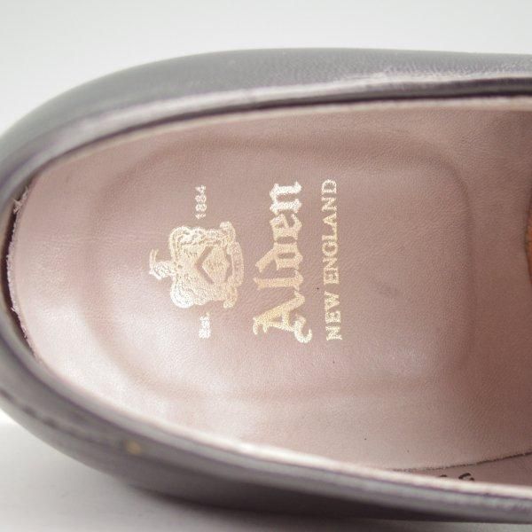 極上★オールデン 7D【貴重★キッド(仔山羊革)/53719/ミリタリーラスト】プレーントゥ/黒/メンズ/ALDEN★m757