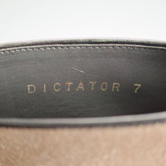 極上★Perfetto/ペルフェット SIZE 7【グッドイヤーウェルテッド製法★ボタンブーツ/DICTATOR】カーフ×スエード/黒×薄茶/メンズ★m758