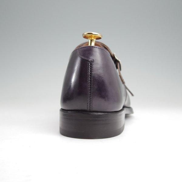 極上★トリッカーズ SIZE 7.5【現行定価10万円以上★ミュージアムカーフ仕様/LEAVENWORTH】8125/ダブルモンク/黒/メンズ/Tricker's★m759