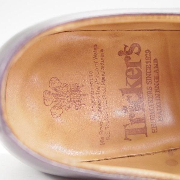 極上★トリッカーズ SIZE 7.5【現行定価10万円以上★ミュージアムカーフ仕様/LEAVENWORTH】8125/ダブルモンク/黒/メンズ/Tricker's★m759