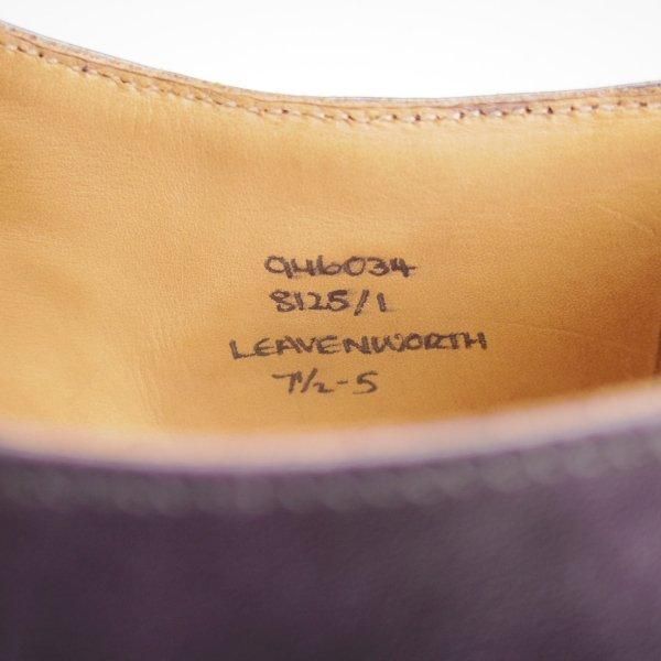 極上★トリッカーズ SIZE 7.5【現行定価10万円以上★ミュージアムカーフ仕様/LEAVENWORTH】8125/ダブルモンク/黒/メンズ/Tricker's★m759