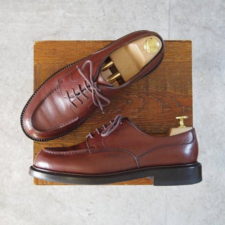 極上★J.M.ウエストン 5B【現行定価￥168,300-★ゴルフ/GOLF】641/31ラスト/Uチップ/チェスナット/茶/メンズ/Weston/ウェストン★m761