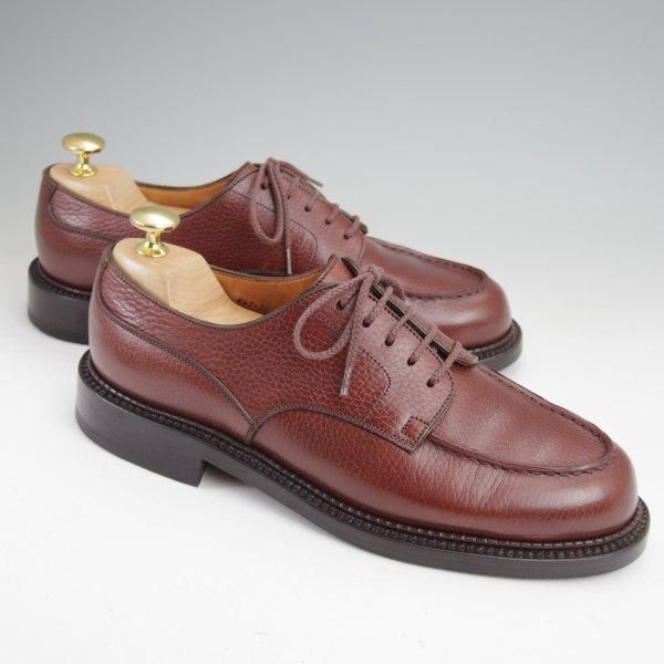 極上★J.M.ウエストン 5B【現行定価￥168,300-★ゴルフ/GOLF】641/31ラスト/Uチップ/チェスナット/茶/メンズ/Weston/ウェストン★m761