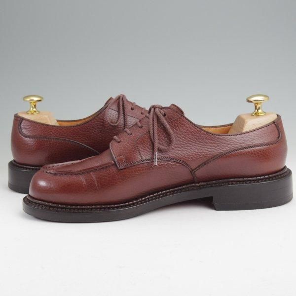 極上★J.M.ウエストン 5B【現行定価￥168,300-★ゴルフ/GOLF】641/31ラスト/Uチップ/チェスナット/茶/メンズ/Weston/ウェストン★m761