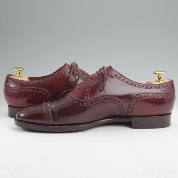 極上★MIYAGI KOGYO(宮城興業) 7E【貴重★コードバン仕様/クォーターブローグ/YOUKIHI】赤茶/World Footwear Gallery★m762