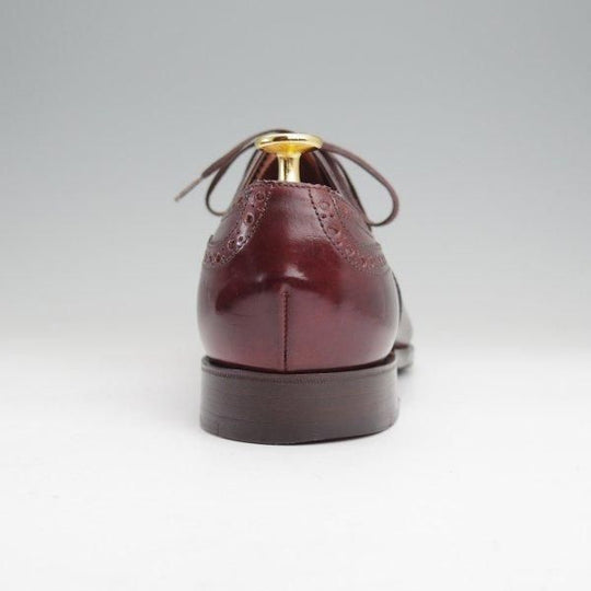極上★MIYAGI KOGYO(宮城興業) 7E【貴重★コードバン仕様/クォーターブローグ/YOUKIHI】赤茶/World Footwear Gallery★m762