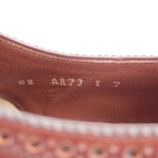 極上★MIYAGI KOGYO(宮城興業) 7E【貴重★コードバン仕様/クォーターブローグ/YOUKIHI】赤茶/World Footwear Gallery★m762