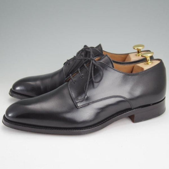 美品★(英)チーニー 7F【★プレーントゥ/3888ラスト】カーフ/黒/メンズ/CHEANEY★m769