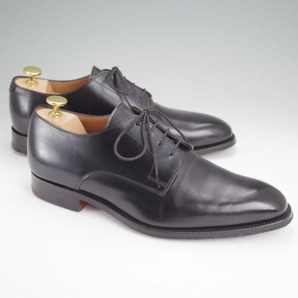 美品★(英)チーニー 7F【★プレーントゥ/3888ラスト】カーフ/黒/メンズ/CHEANEY★m769