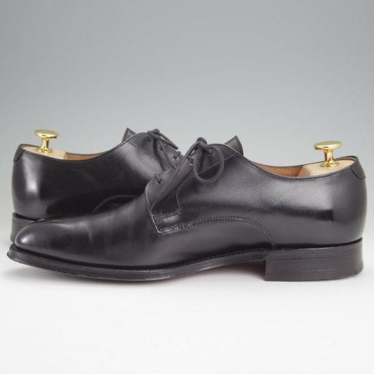 美品★(英)チーニー 7F【★プレーントゥ/3888ラスト】カーフ/黒/メンズ/CHEANEY★m769