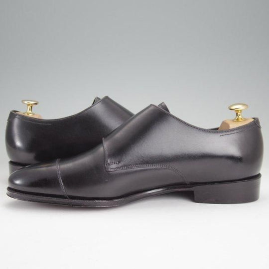 極美品★RAYMAR/レイマー SIZE 9【ハンドソーンウェルテッド製法★ダブルモンク/RM1015D】ボカルーカーフ/(仏)アノネイ社/黒★m772