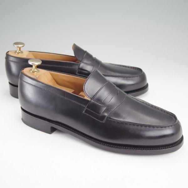 美品★J.M.ウエストン 7B【定価￥151,800-★180/コインローファー】41ラスト/ボックスカーフ/黒/Weston/ウェストン★m774