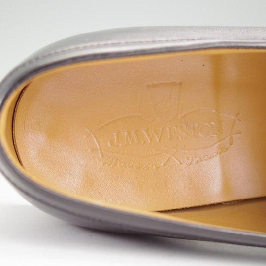 美品★J.M.ウエストン 7B【定価￥151,800-★180/コインローファー】41ラスト/ボックスカーフ/黒/Weston/ウェストン★m774
