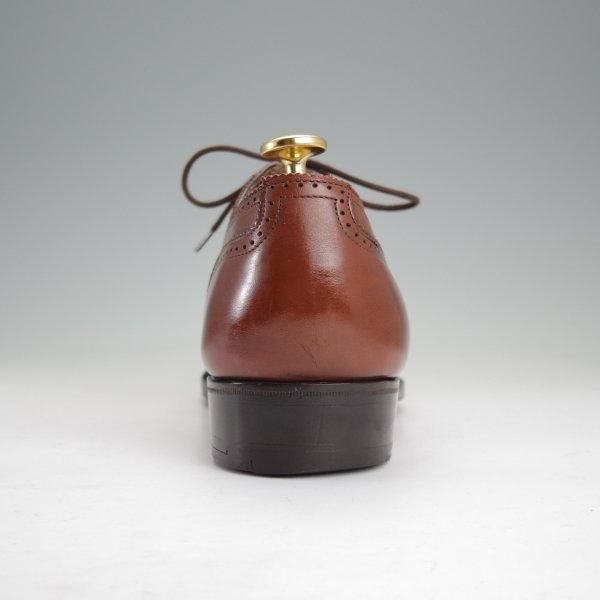 極上★(英)ガジアーノ&ガーリング 5.5E【定価￥275,000-★ダイヤモンドキャップトゥ/SAVOY】MH71ラスト/カーフ/茶/GAZIANO&GIRLING★m776